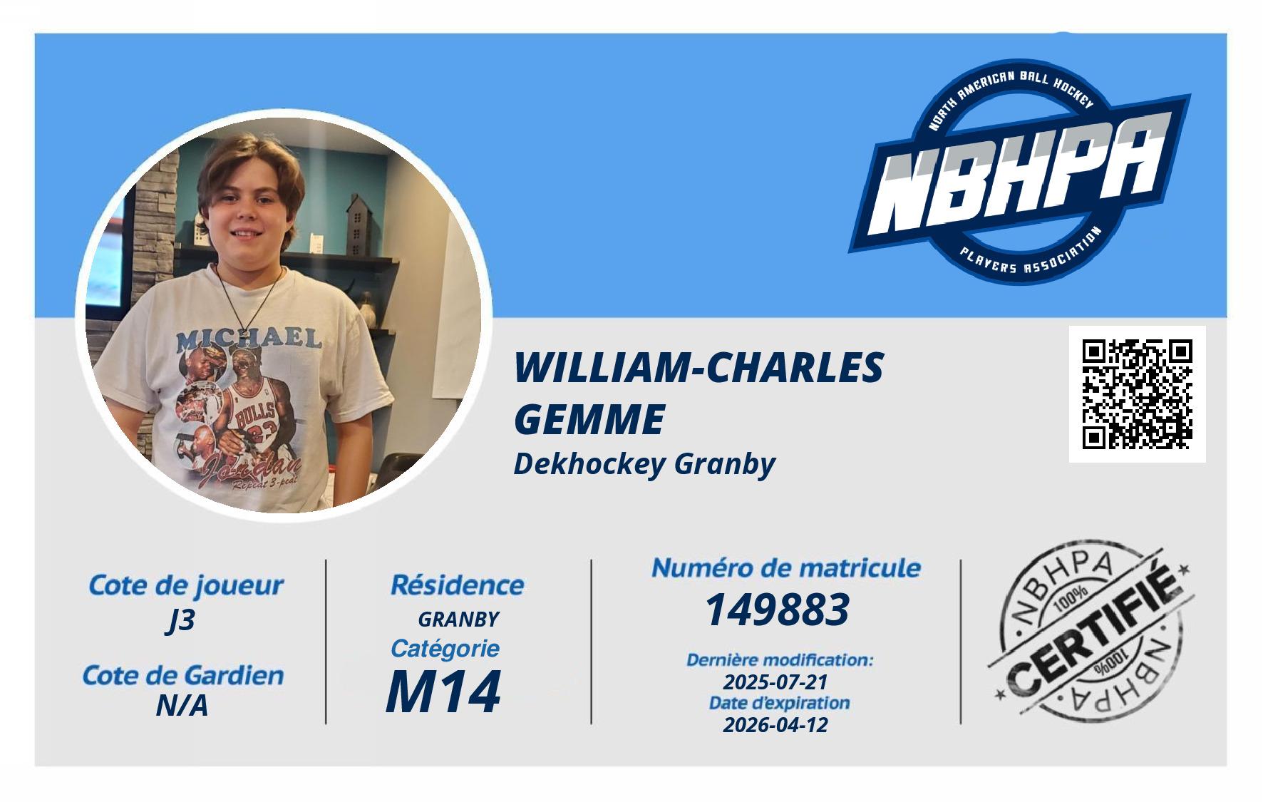 William-Charles Gemme
