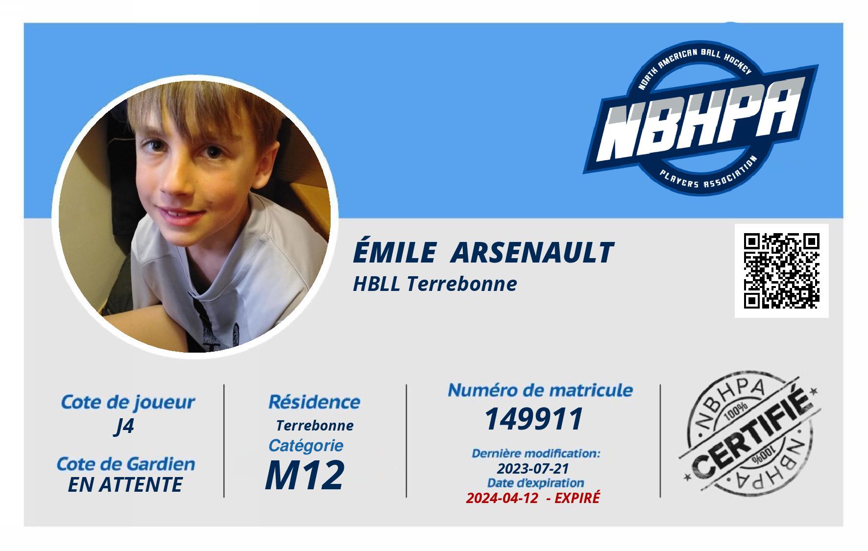 Émile  Arsenault 
