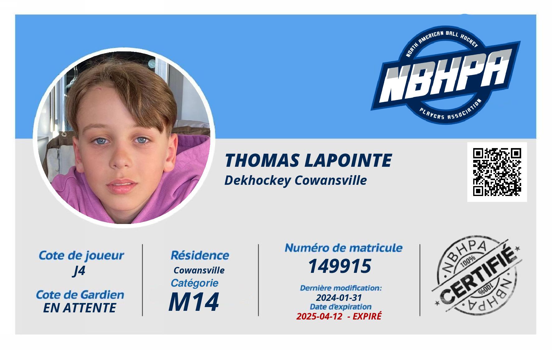 Thomas Lapointe