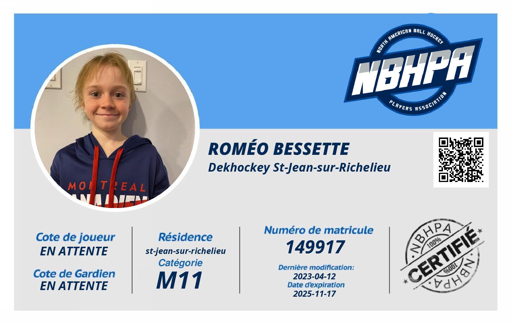 Roméo Bessette