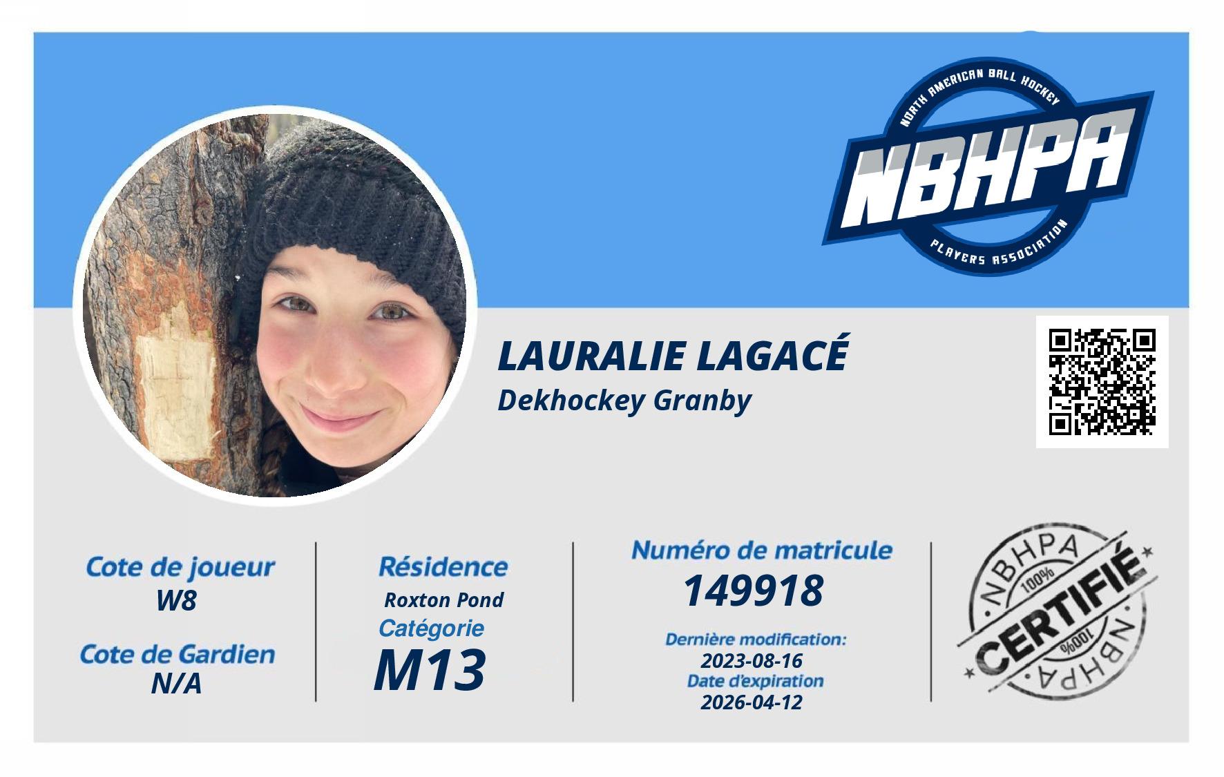 Lauralie Lagacé 