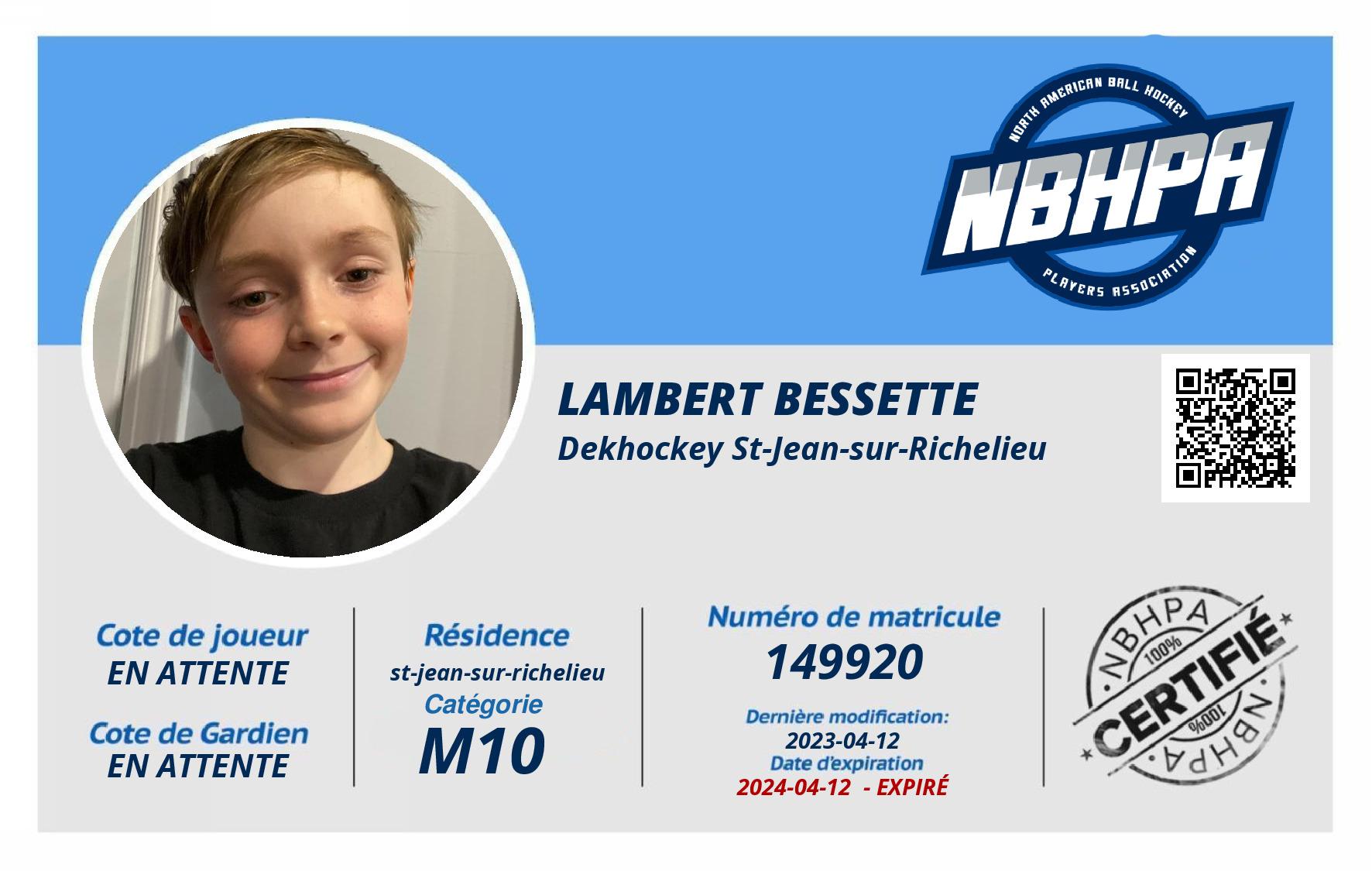 Lambert Bessette