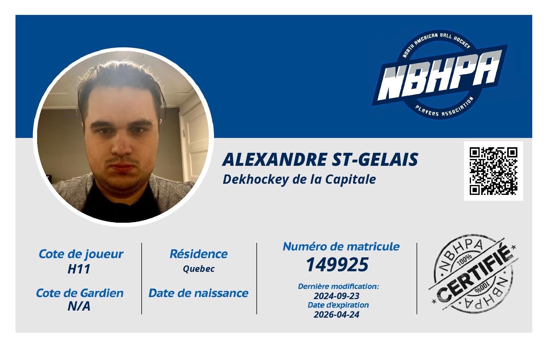 Alexandre St-gelais