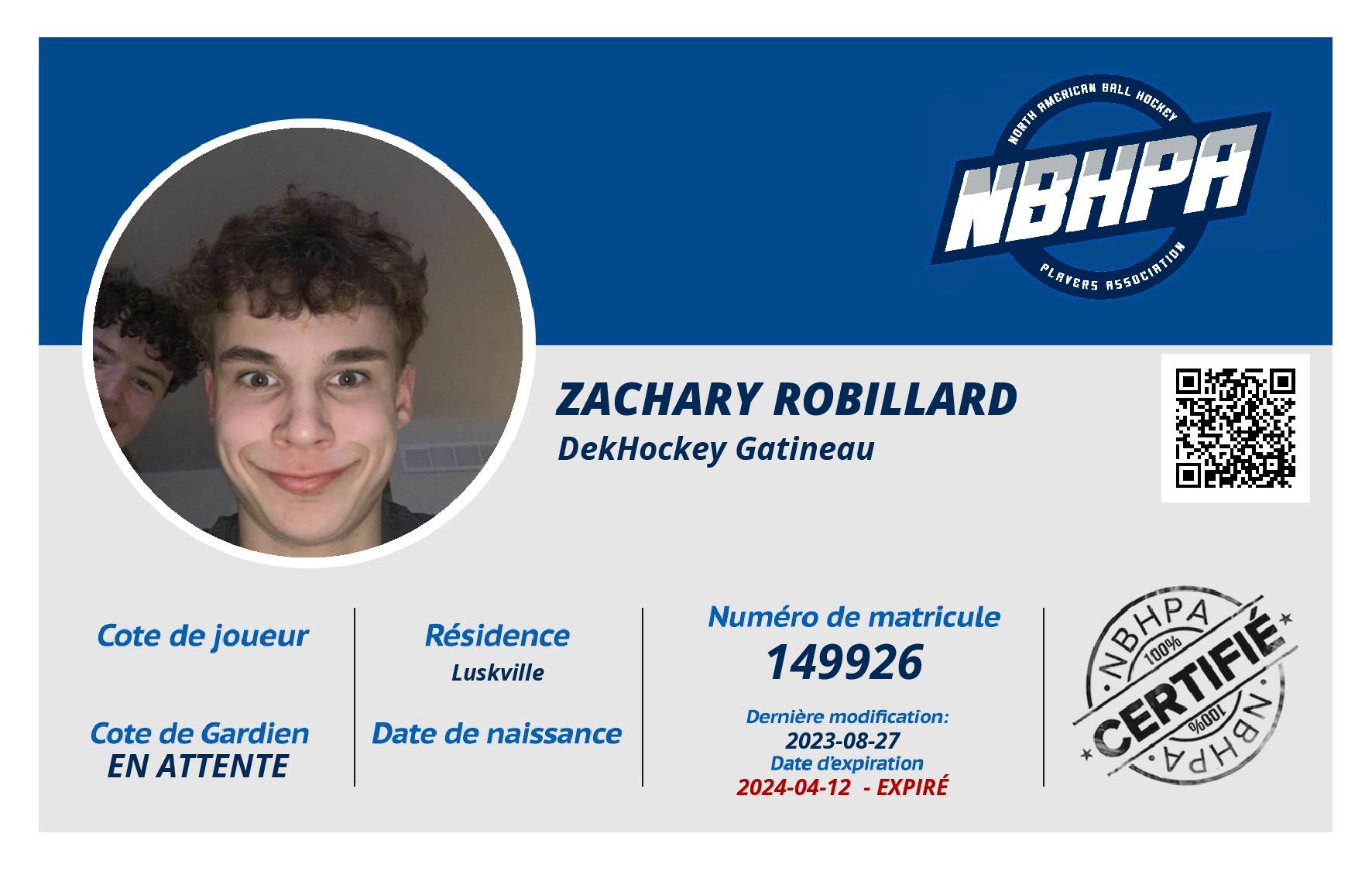 Zachary Robillard