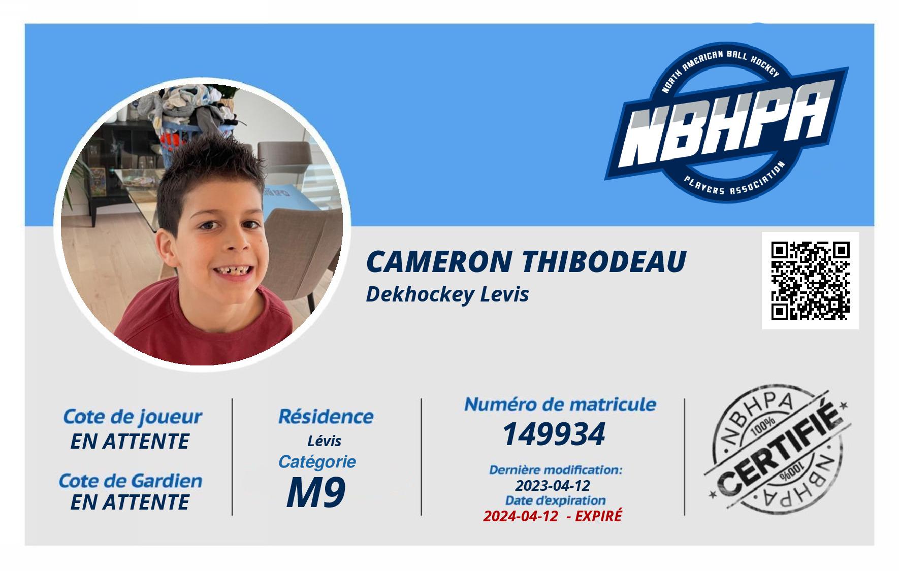 Cameron Thibodeau