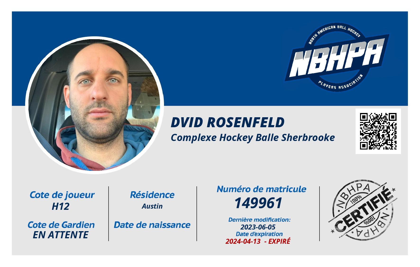 Dvid Rosenfeld
