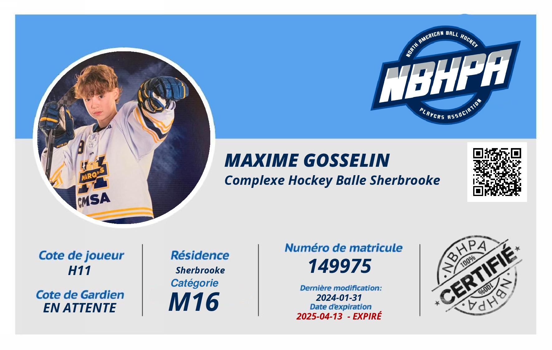 Maxime Gosselin