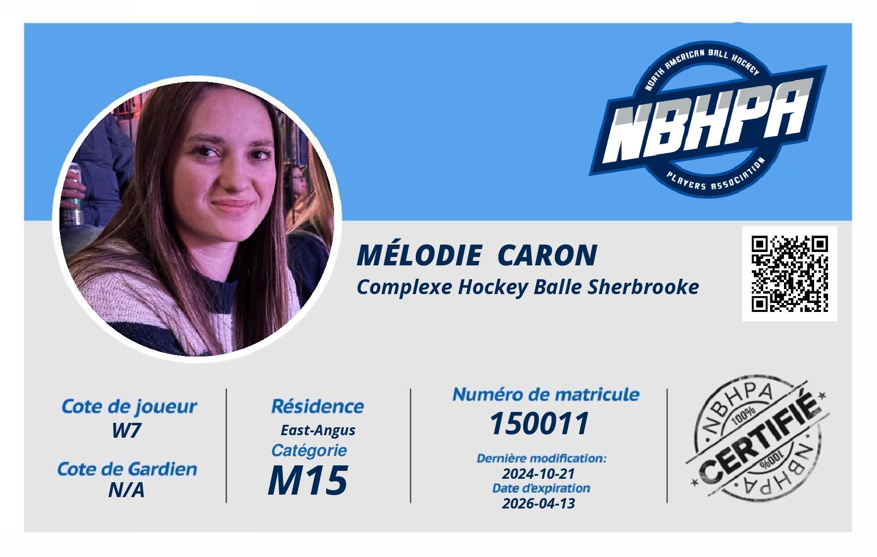 Mélodie  Caron