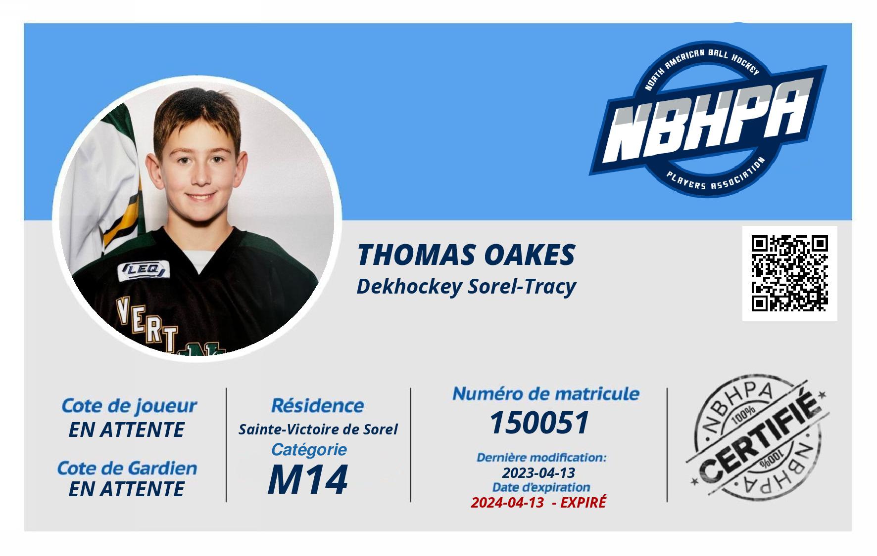 Thomas Oakes