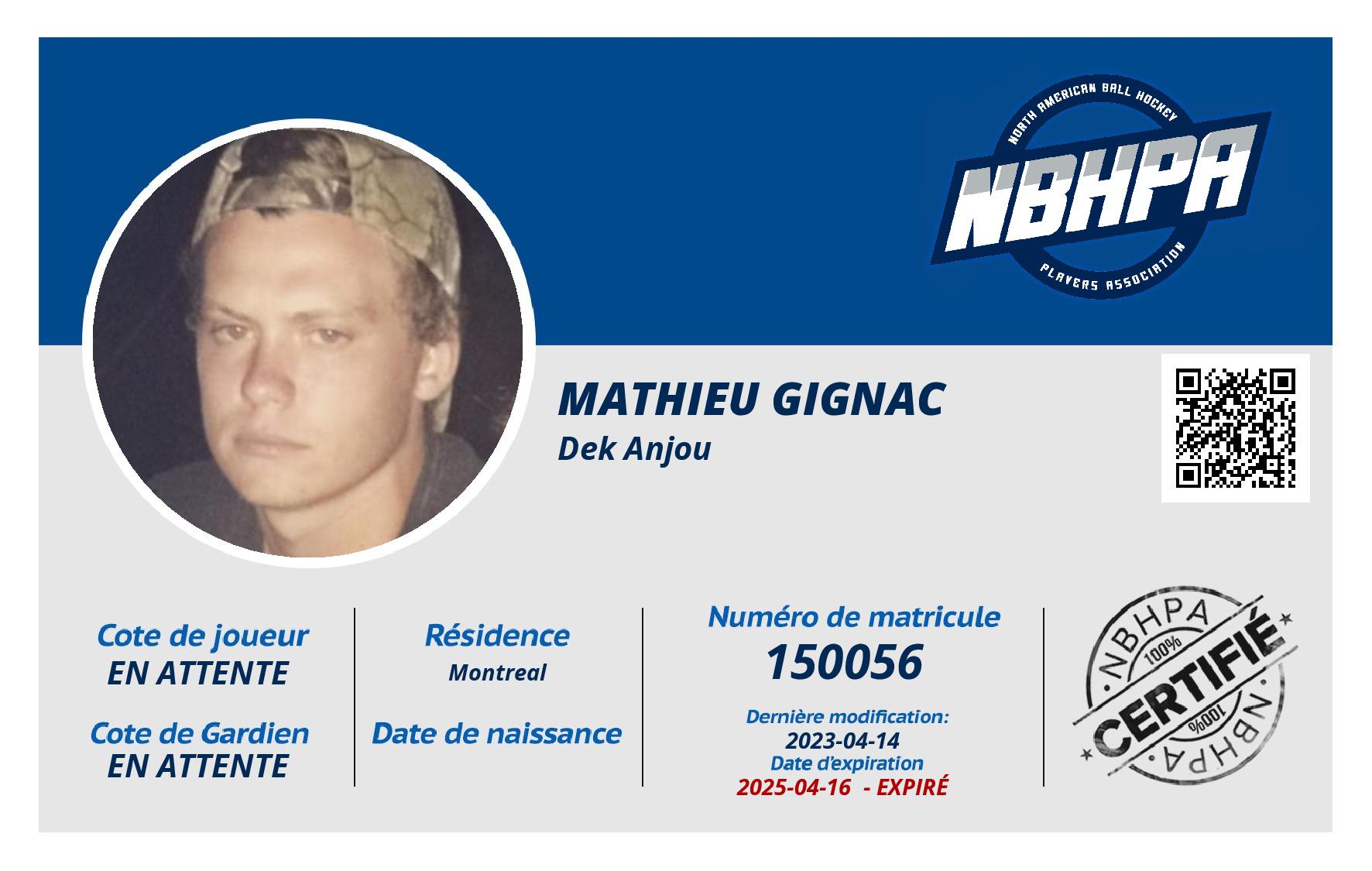 Mathieu Gignac