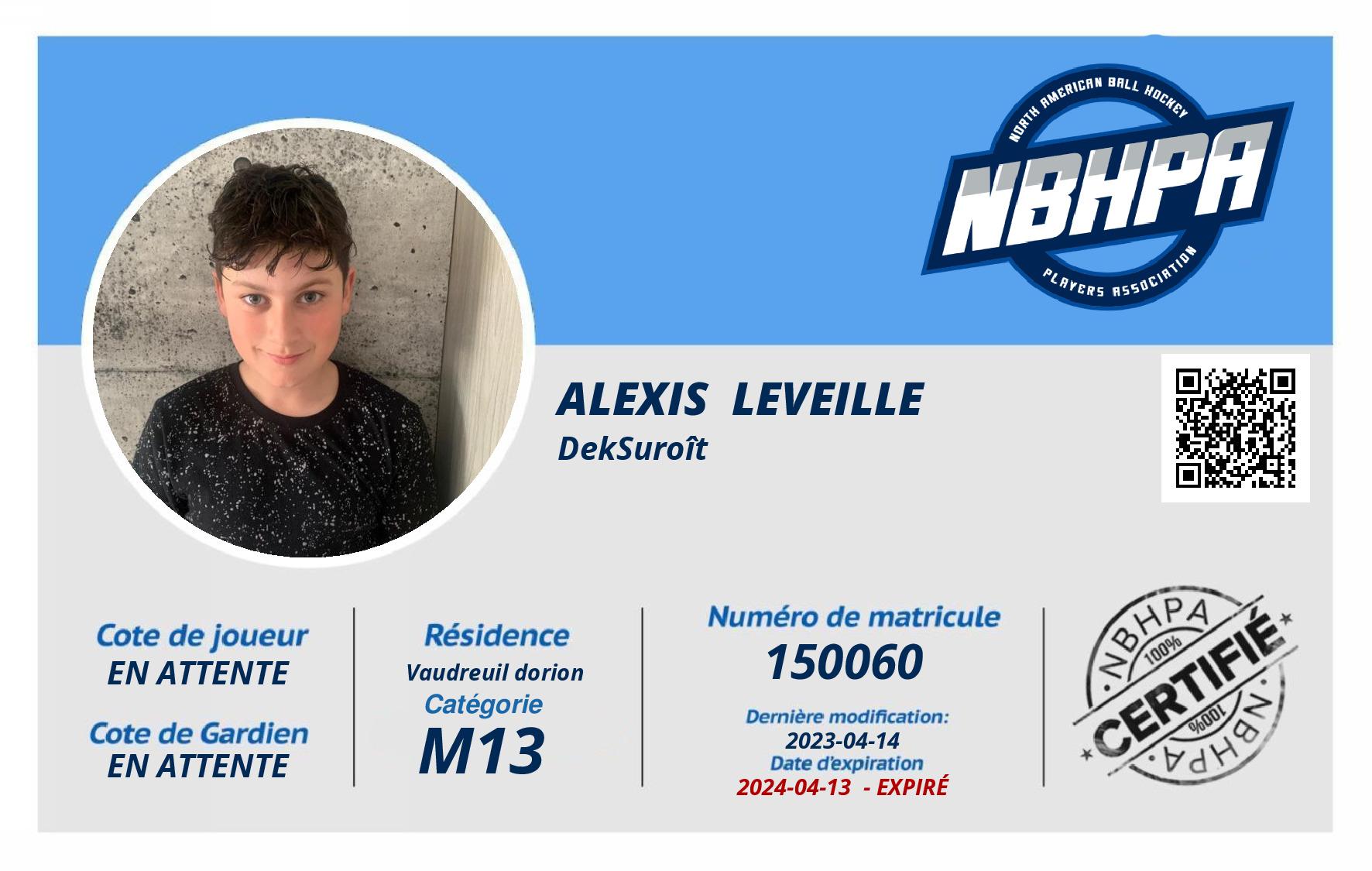 Alexis  Leveille
