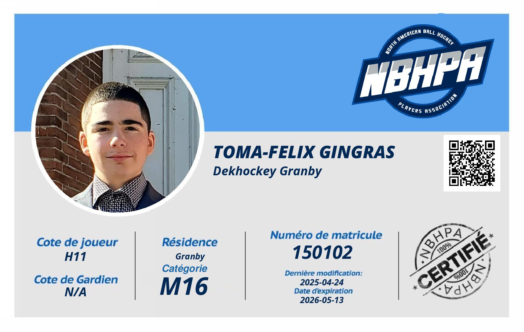 Toma-Felix Gingras