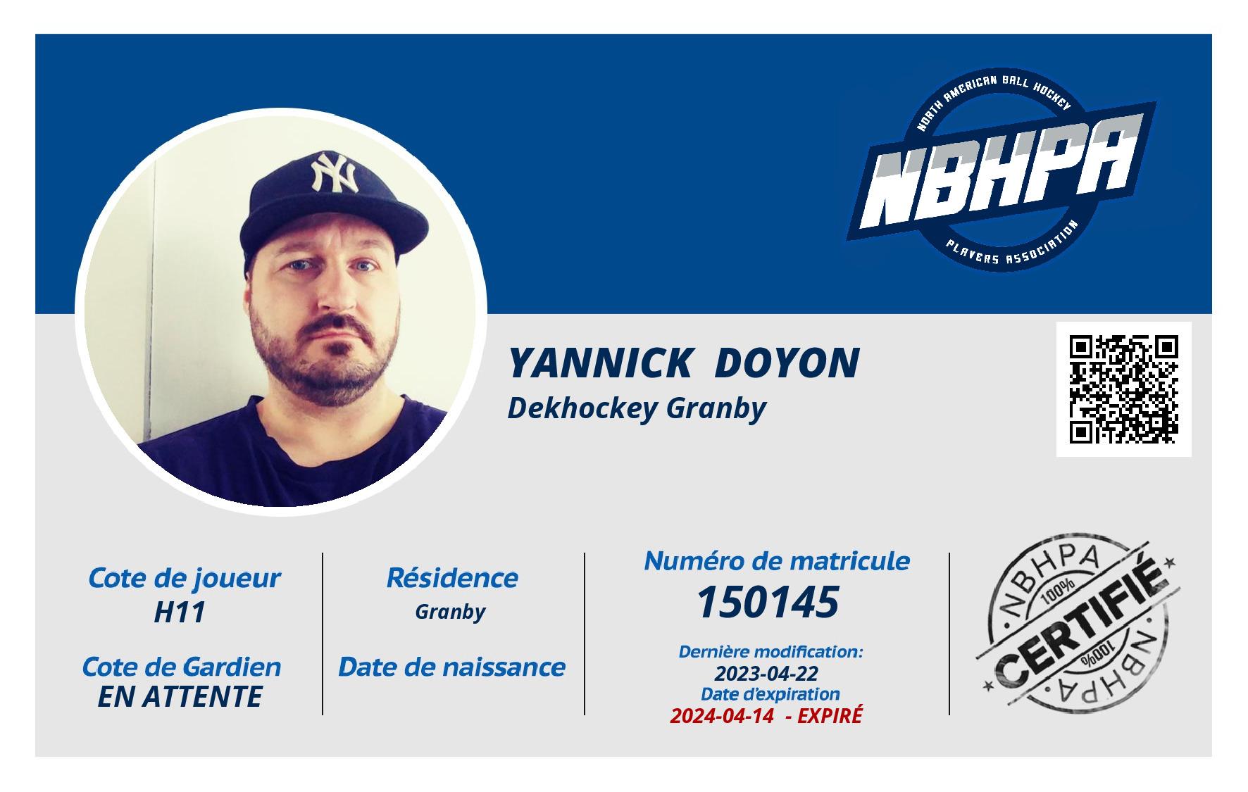 Yannick  Doyon