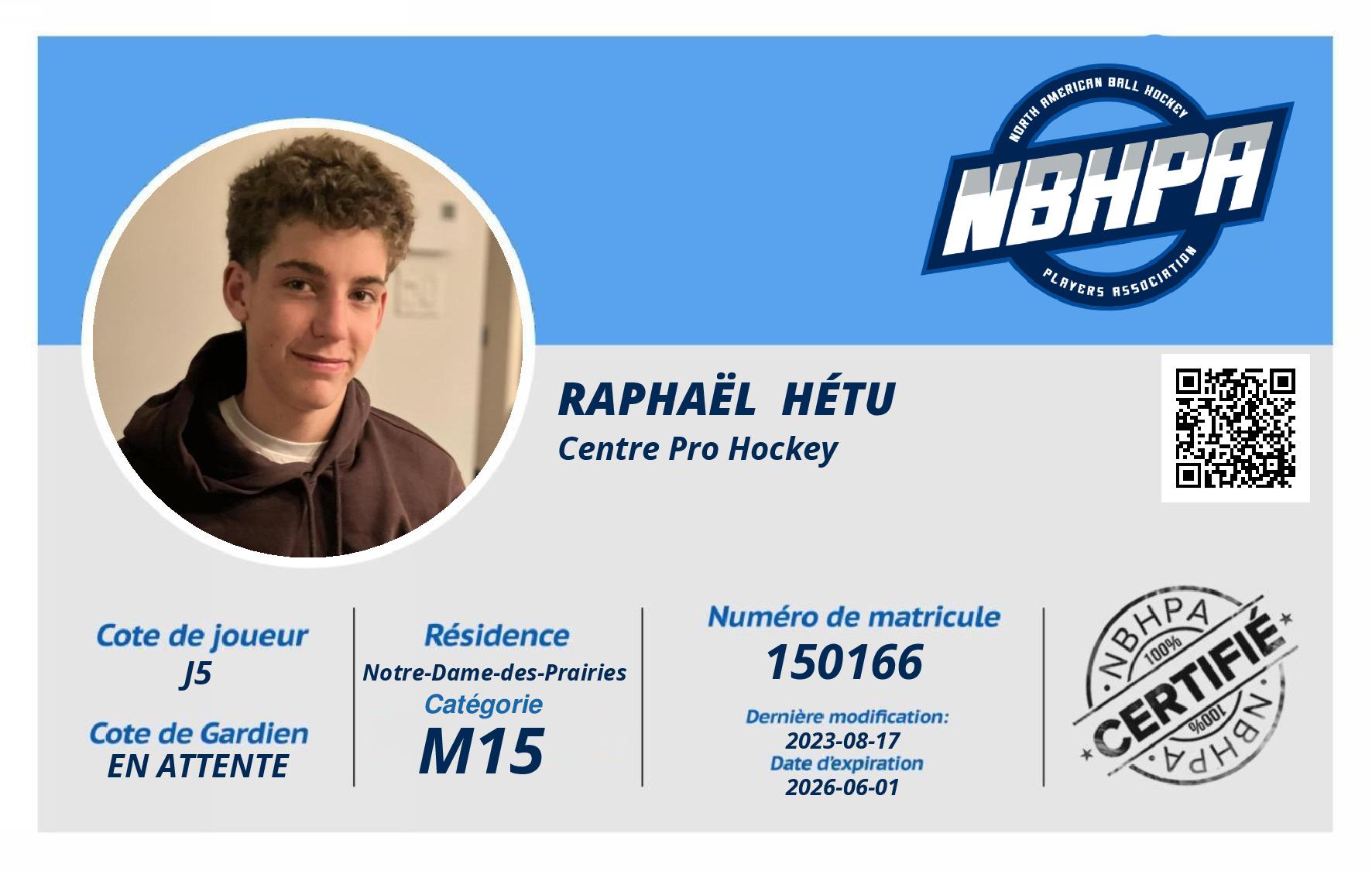 Raphaël  Hétu