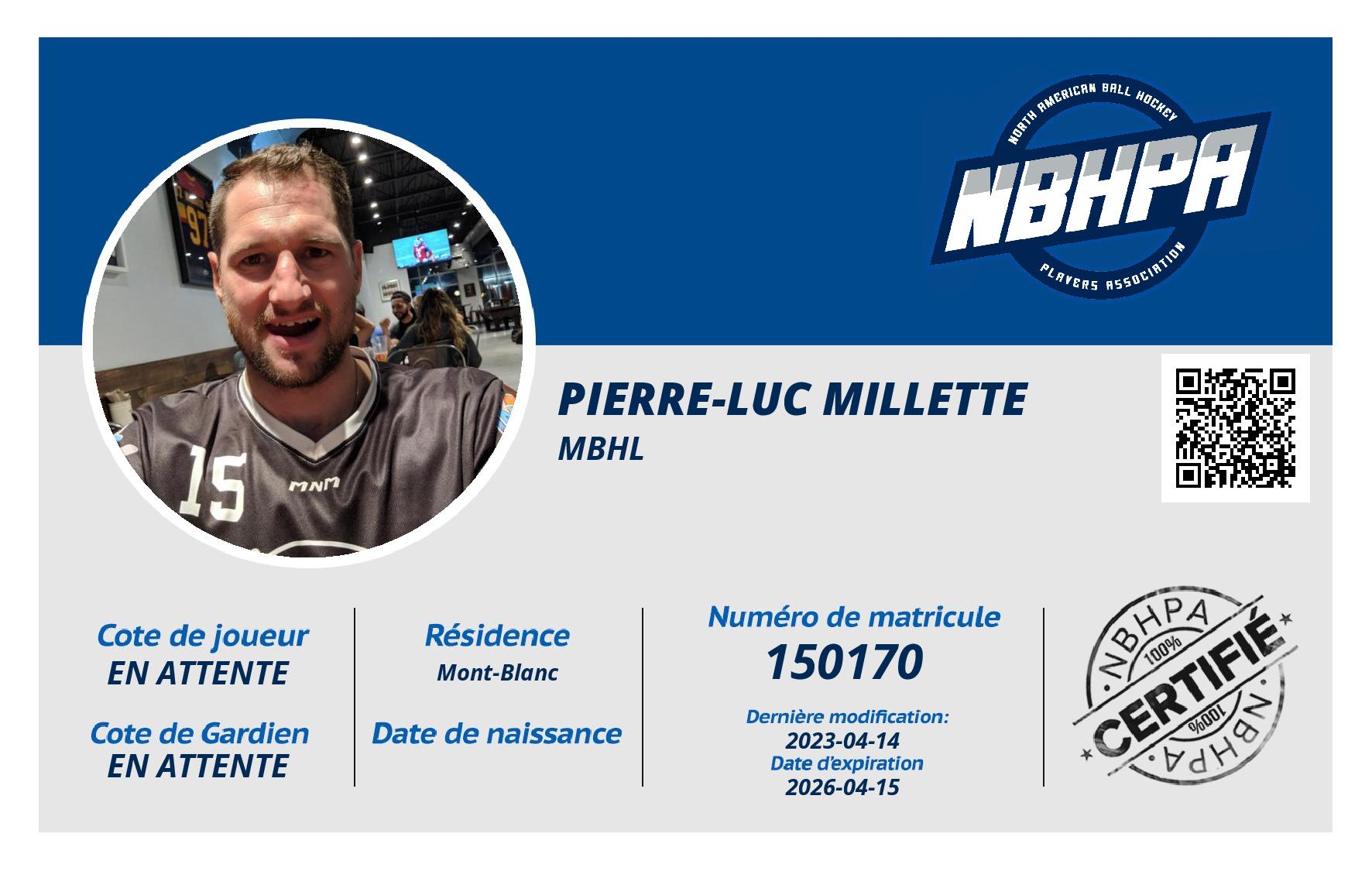 Pierre-Luc Millette