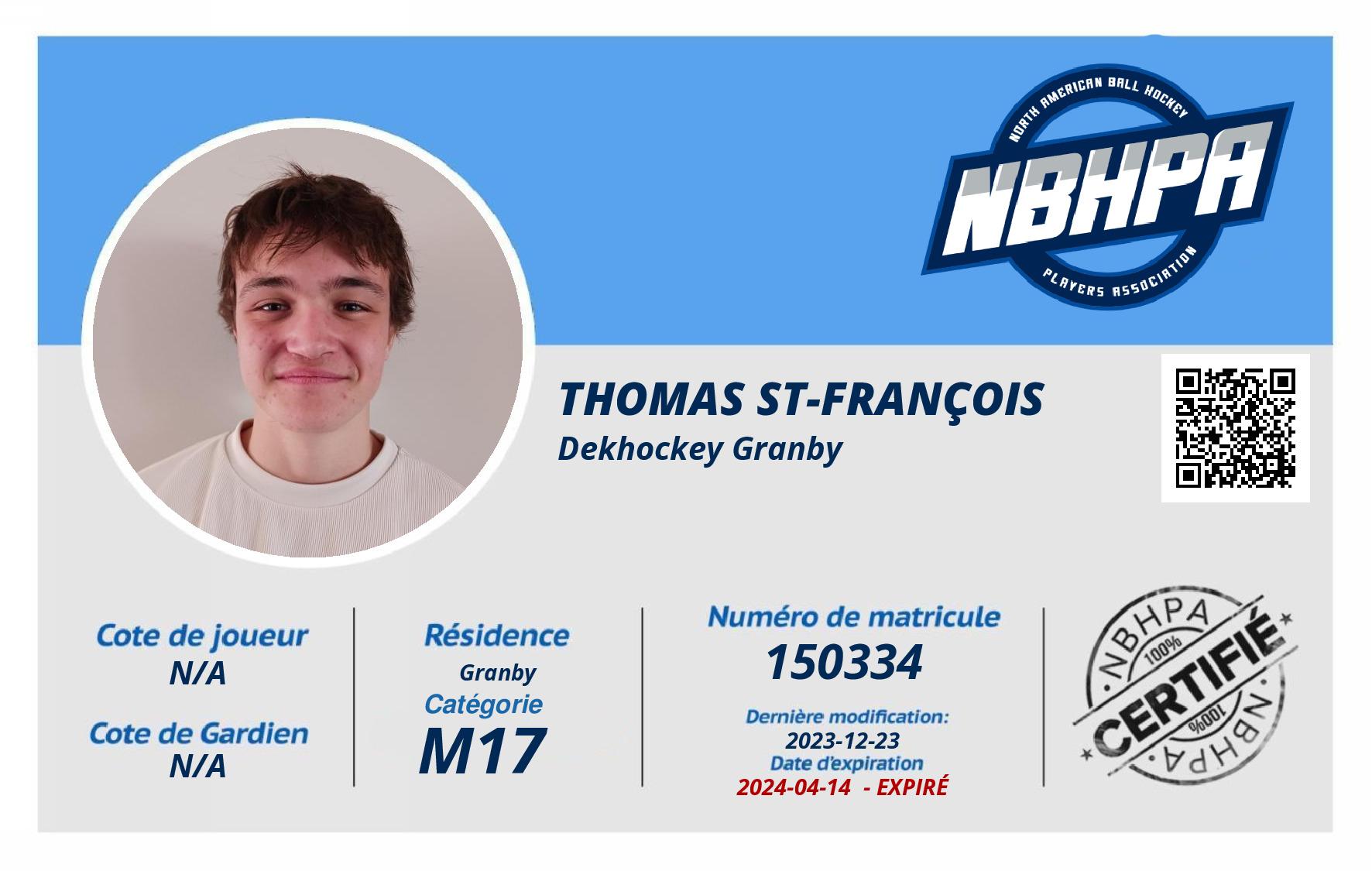 Thomas St-François 