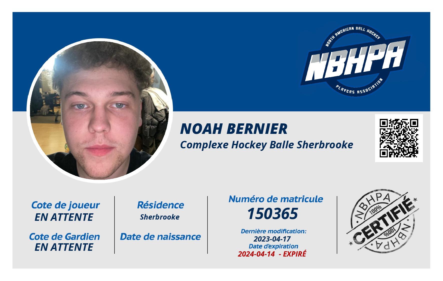 Noah Bernier