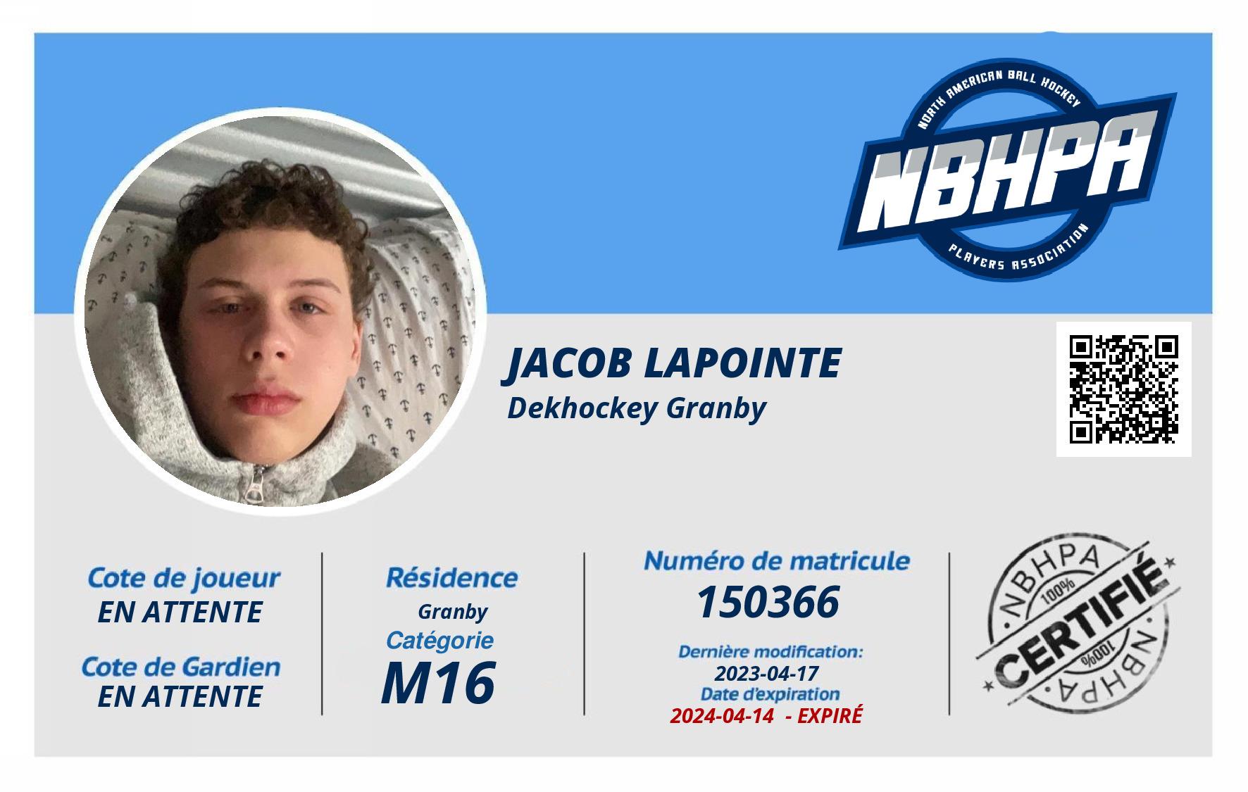 Jacob Lapointe