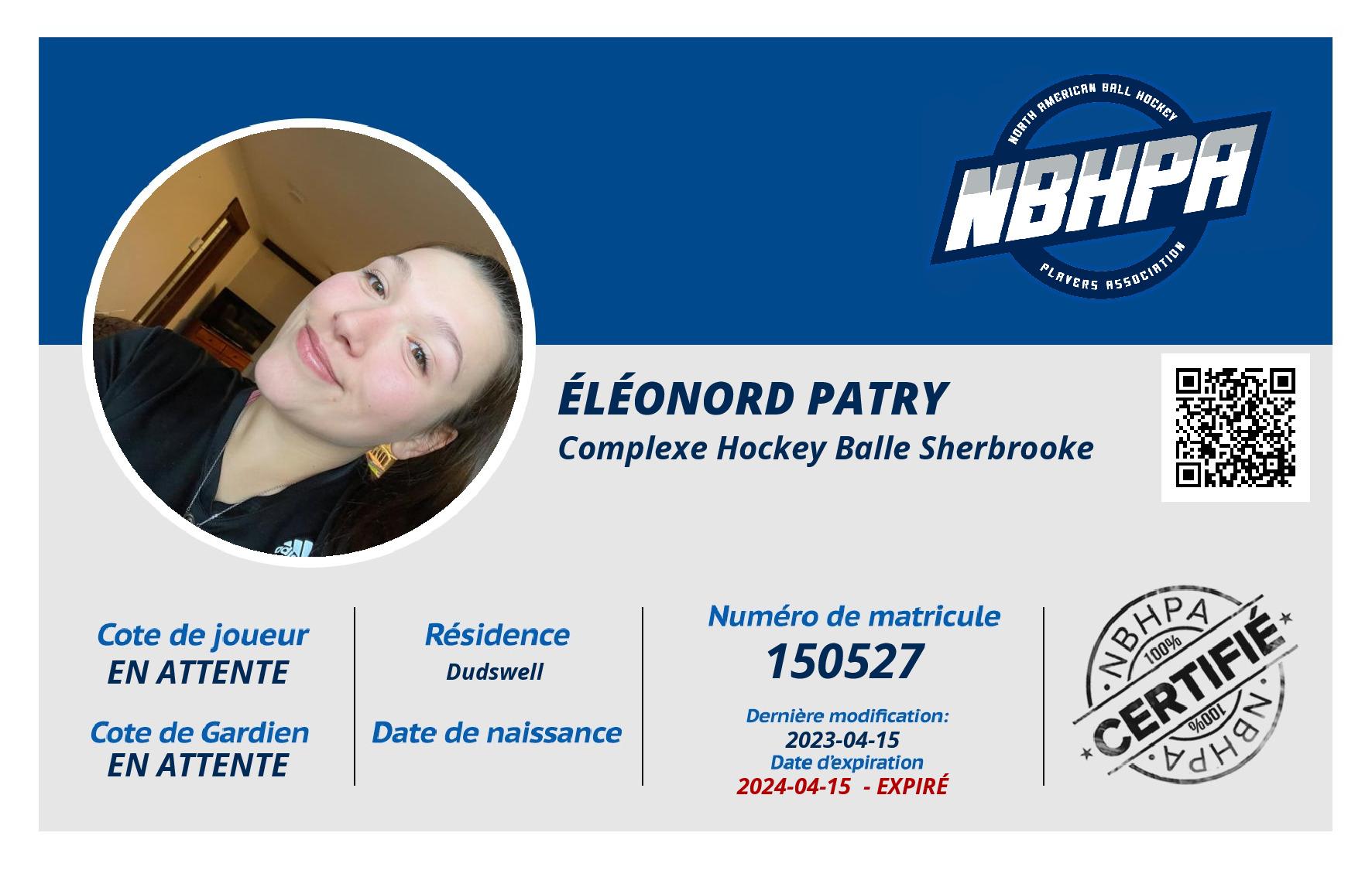 Éléonord Patry