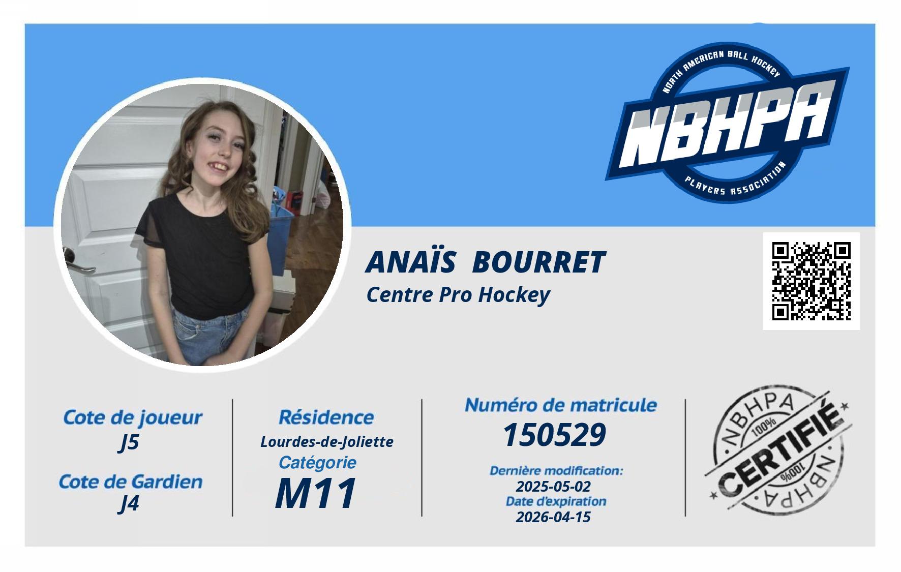 Anaïs  Bourret
