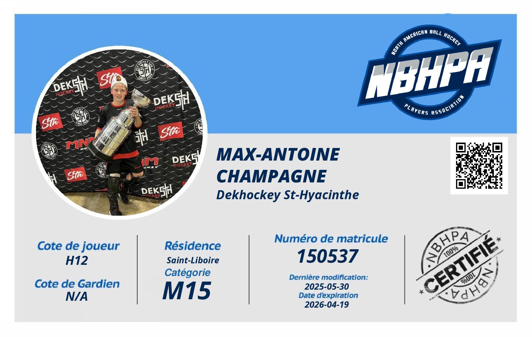 Max-Antoine Champagne