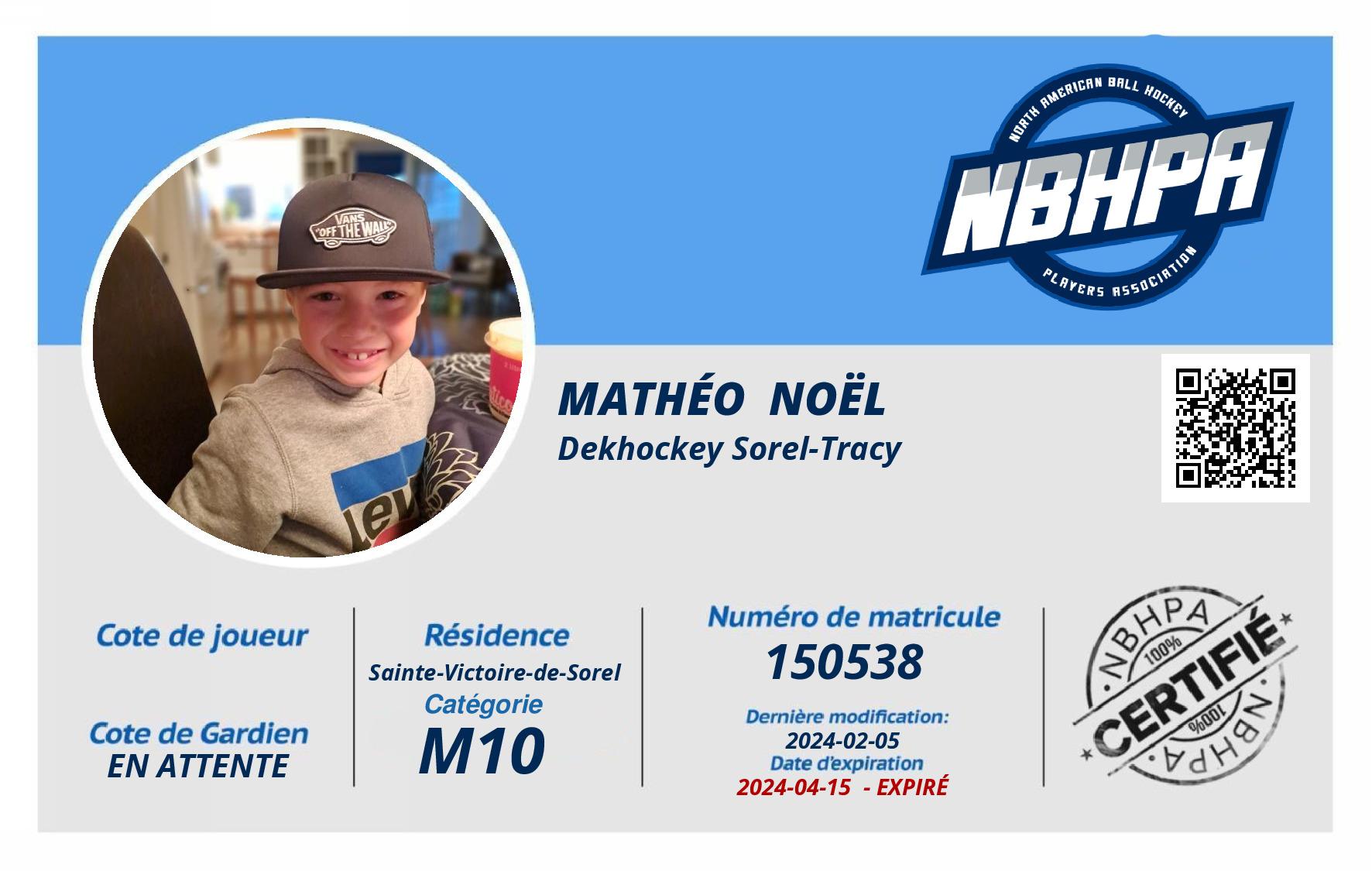 Mathéo  Noël
