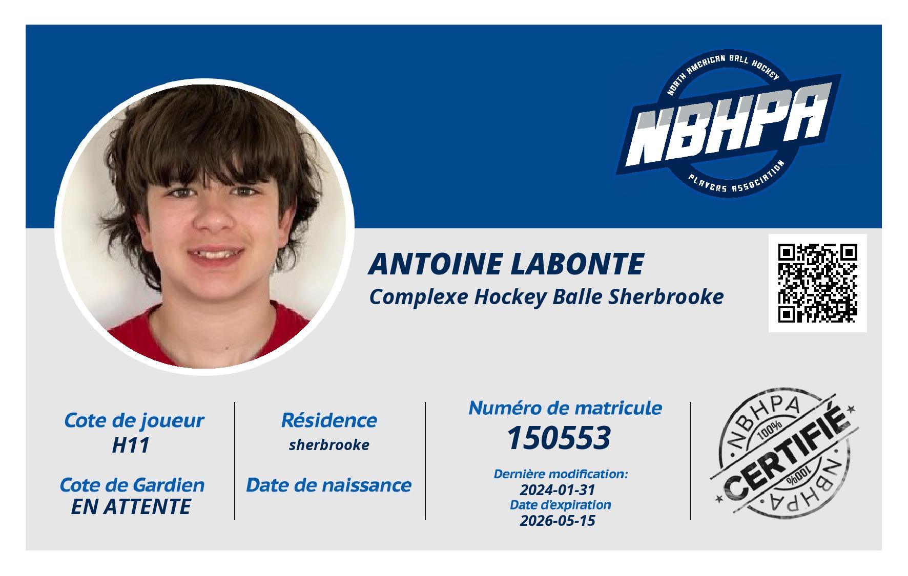 Antoine Labonte
