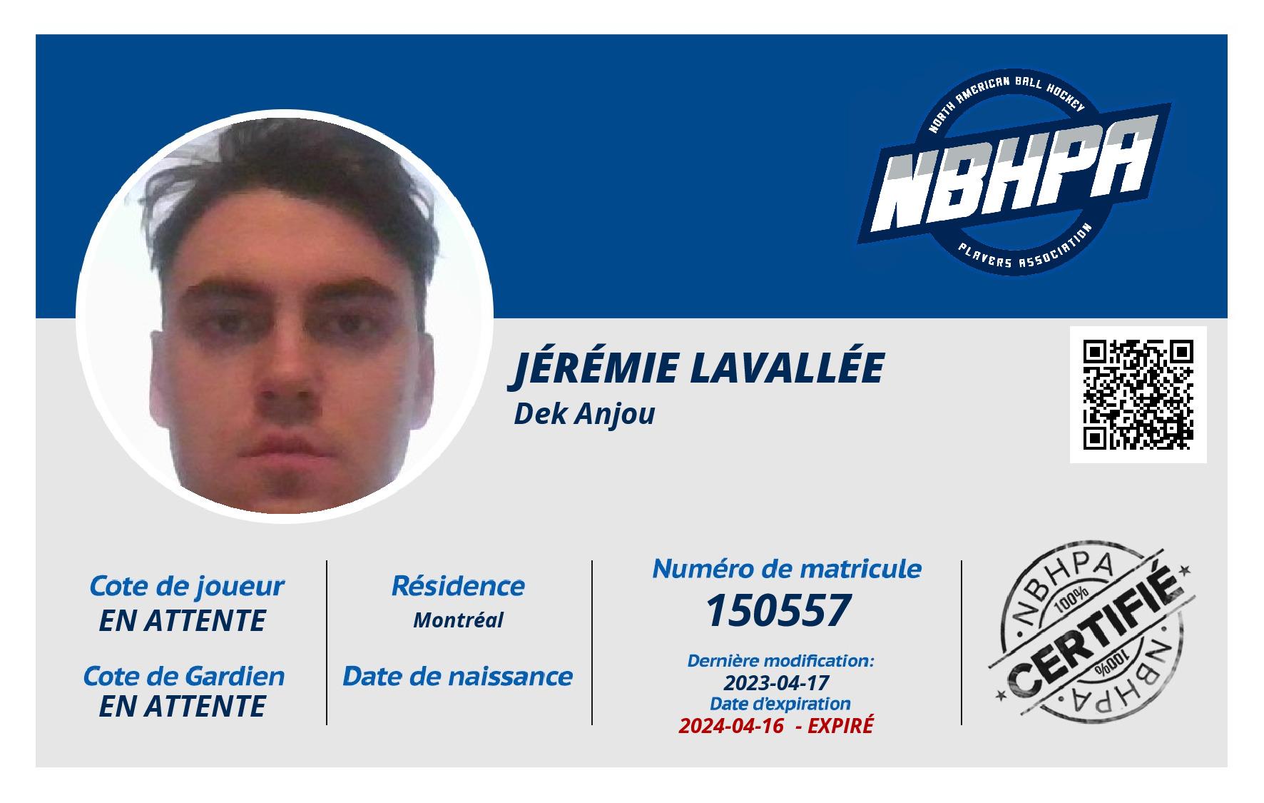 Jérémie Lavallée