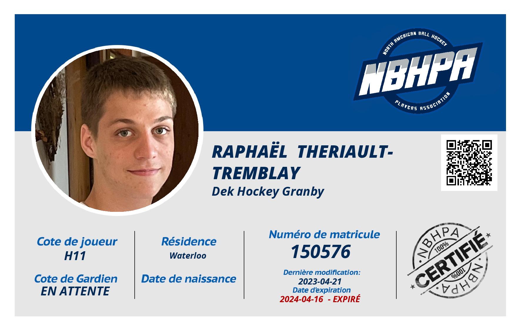 Raphaël  Theriault-tremblay