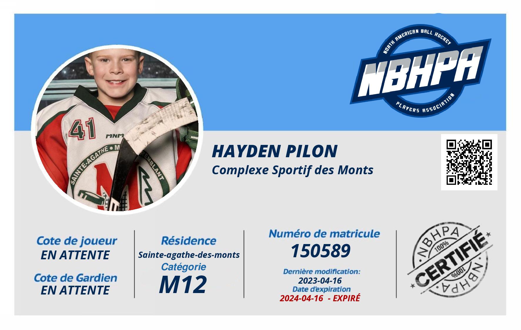 Hayden Pilon