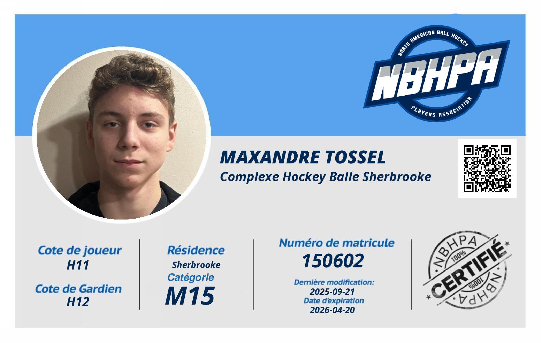 Maxandre Tossel