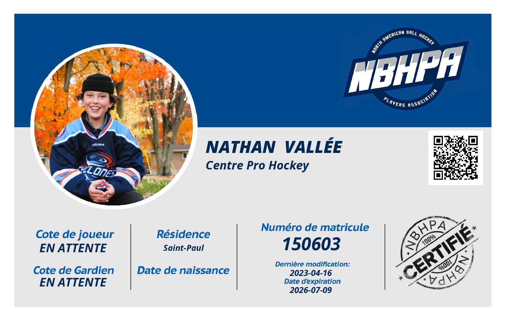 Nathan  Vallée