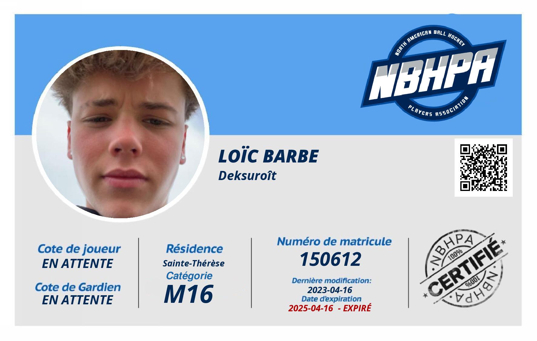 Loïc Barbe