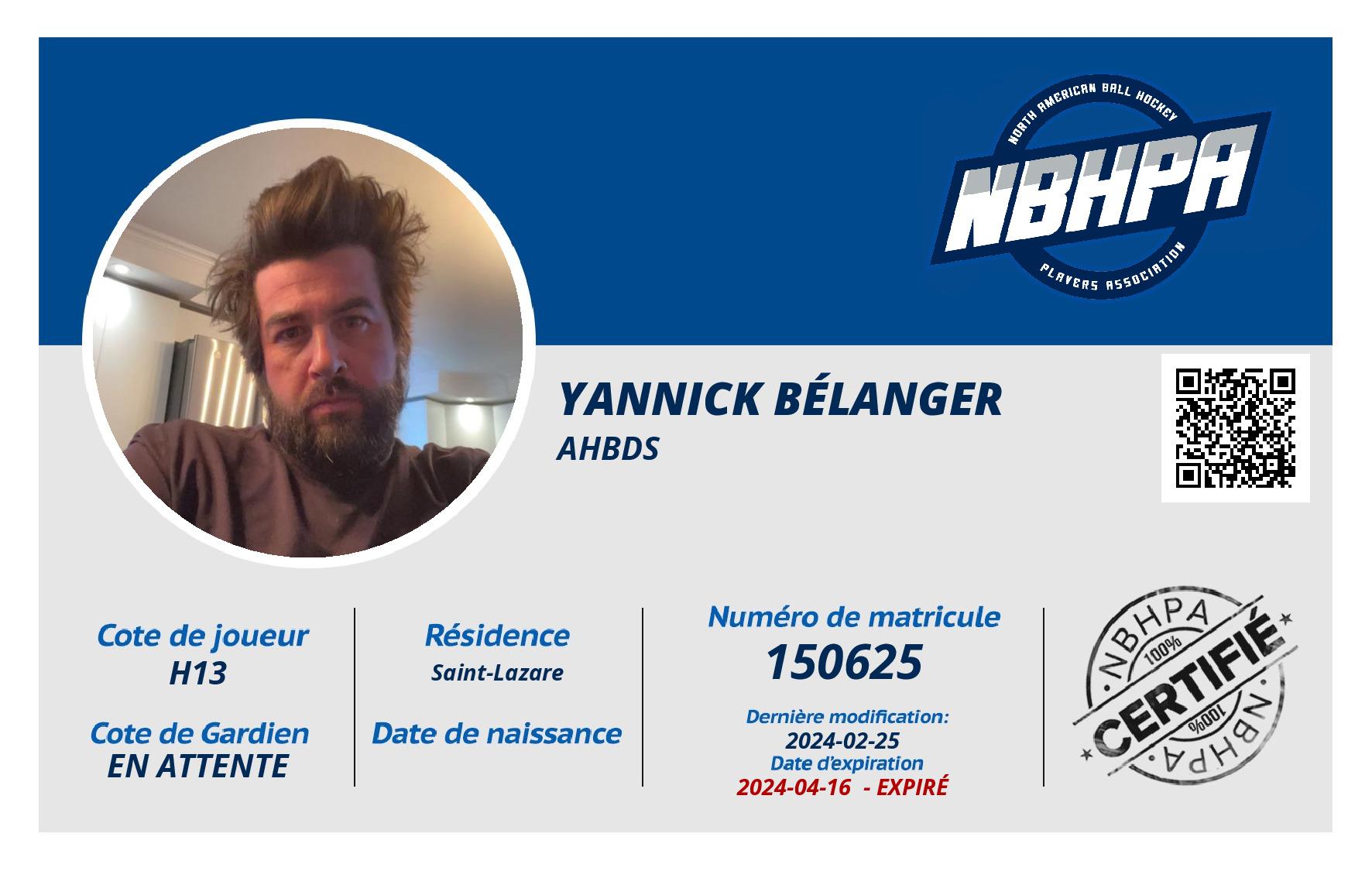 Yannick Bélanger