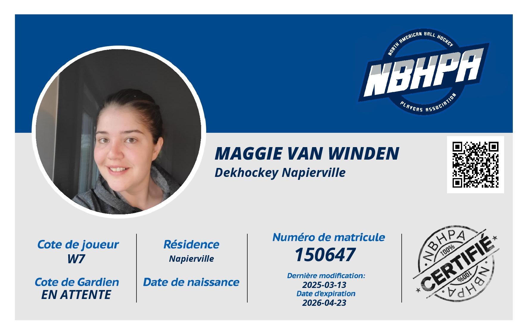 Maggie Van Winden
