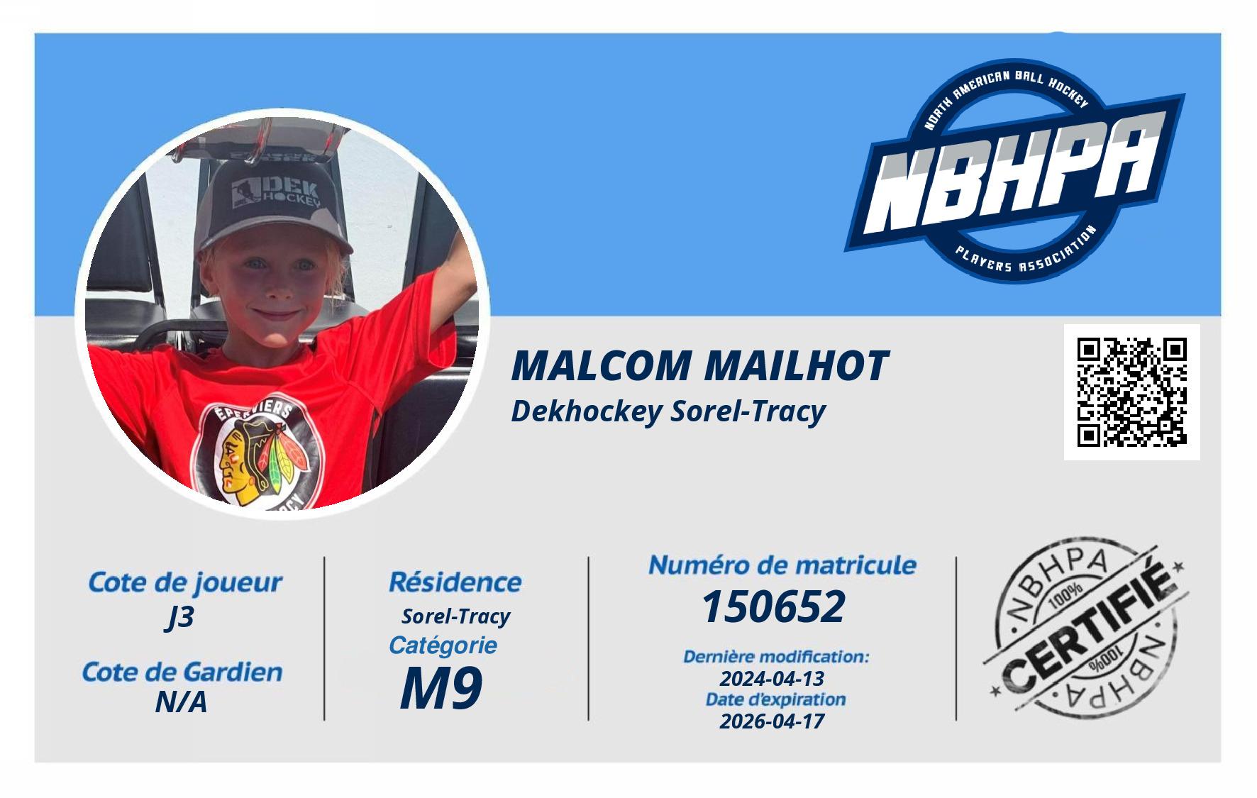 Malcom Mailhot