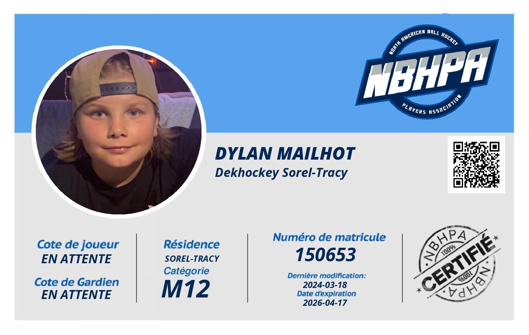 Dylan Mailhot