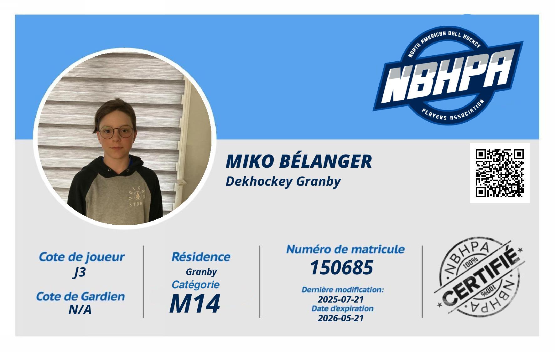 Miko Bélanger