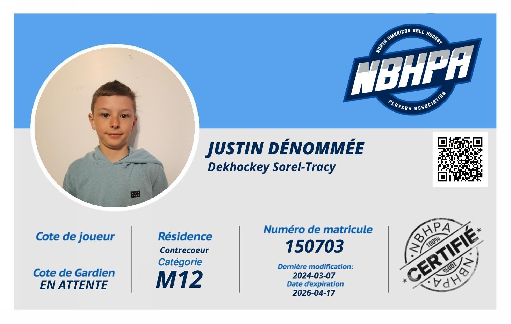 Justin Dénommée 