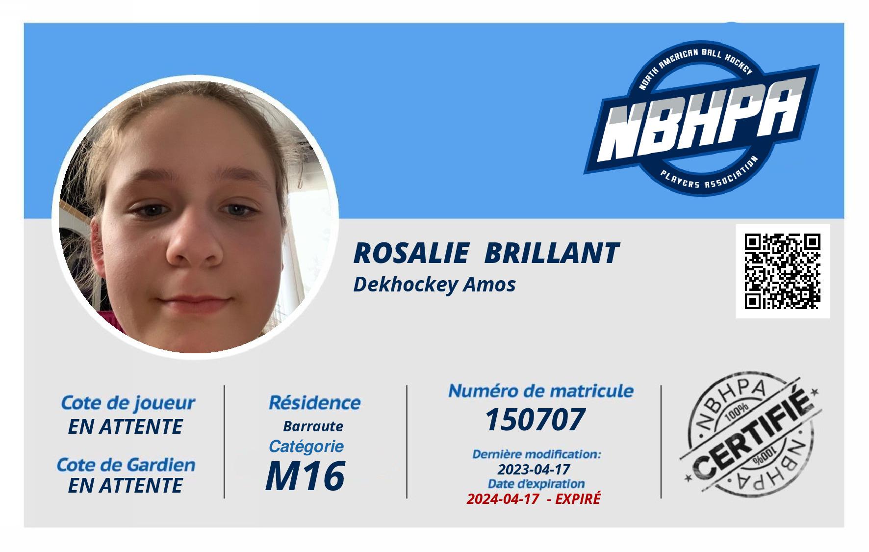 Rosalie  Brillant 