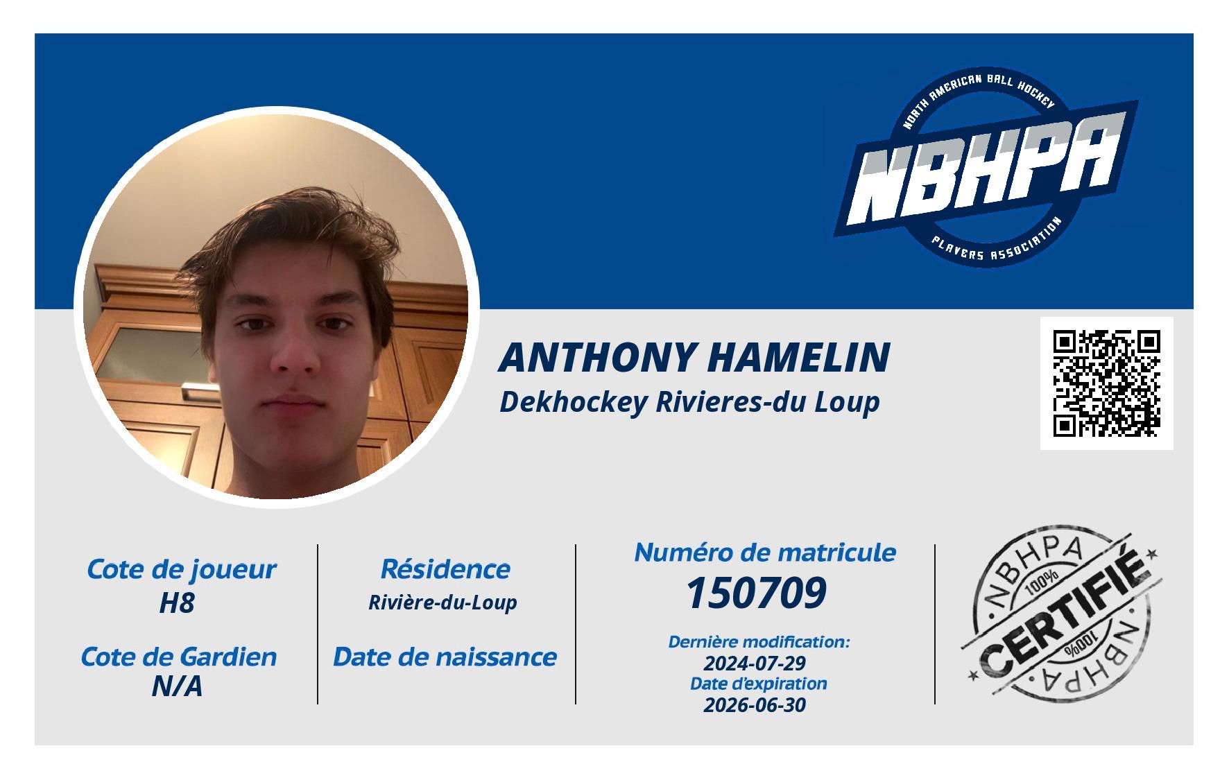 Anthony Hamelin