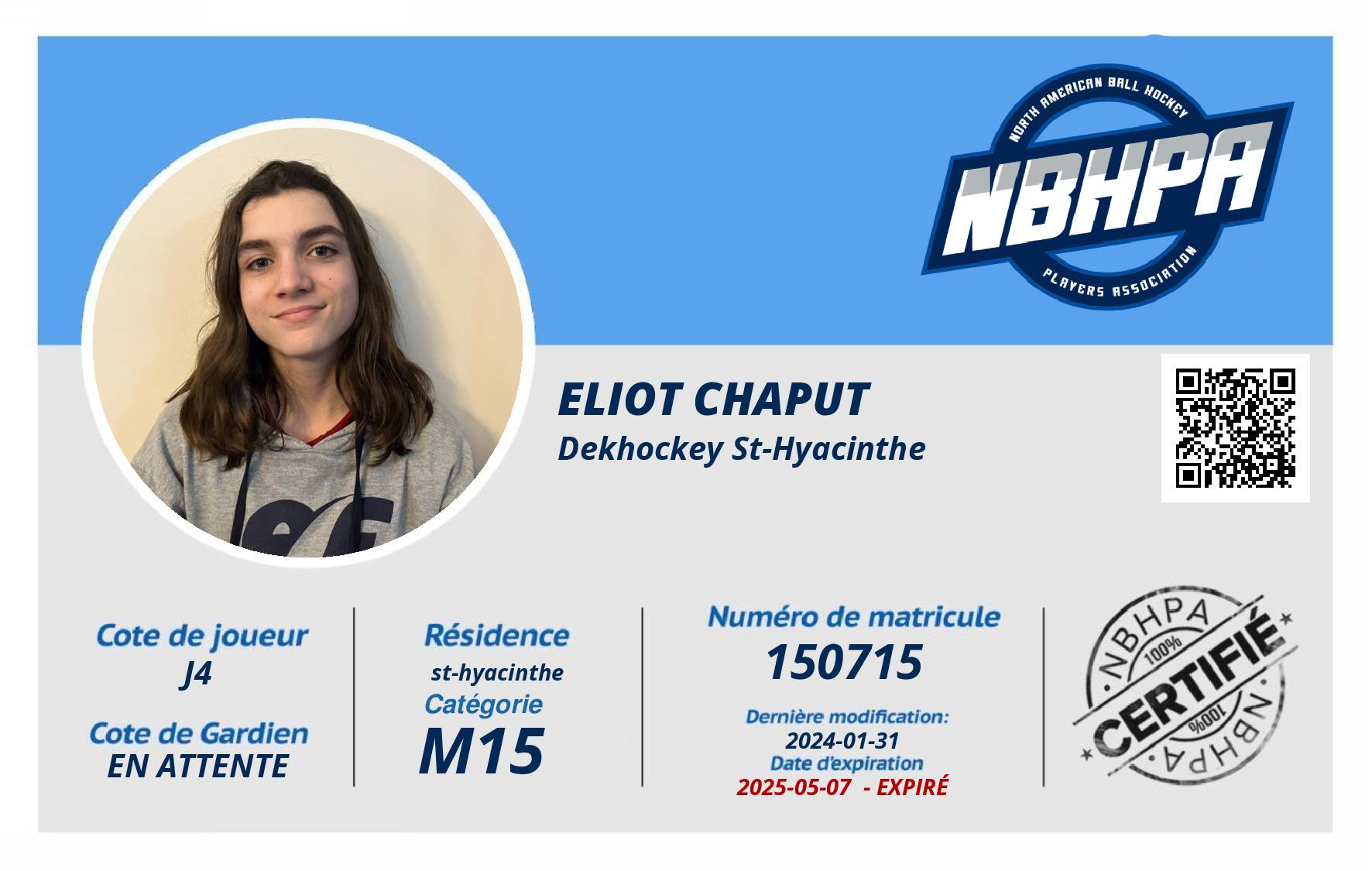Eliot Chaput