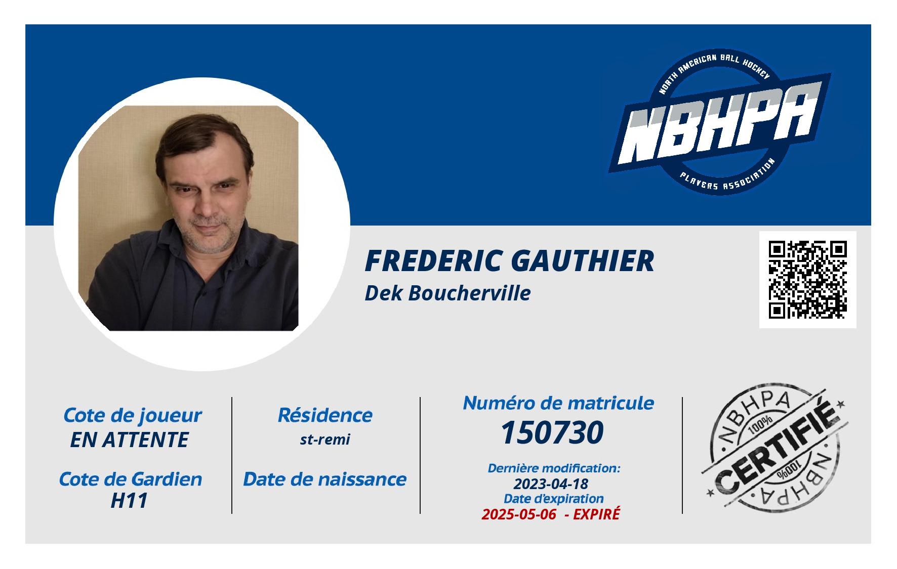 Frederic Gauthier