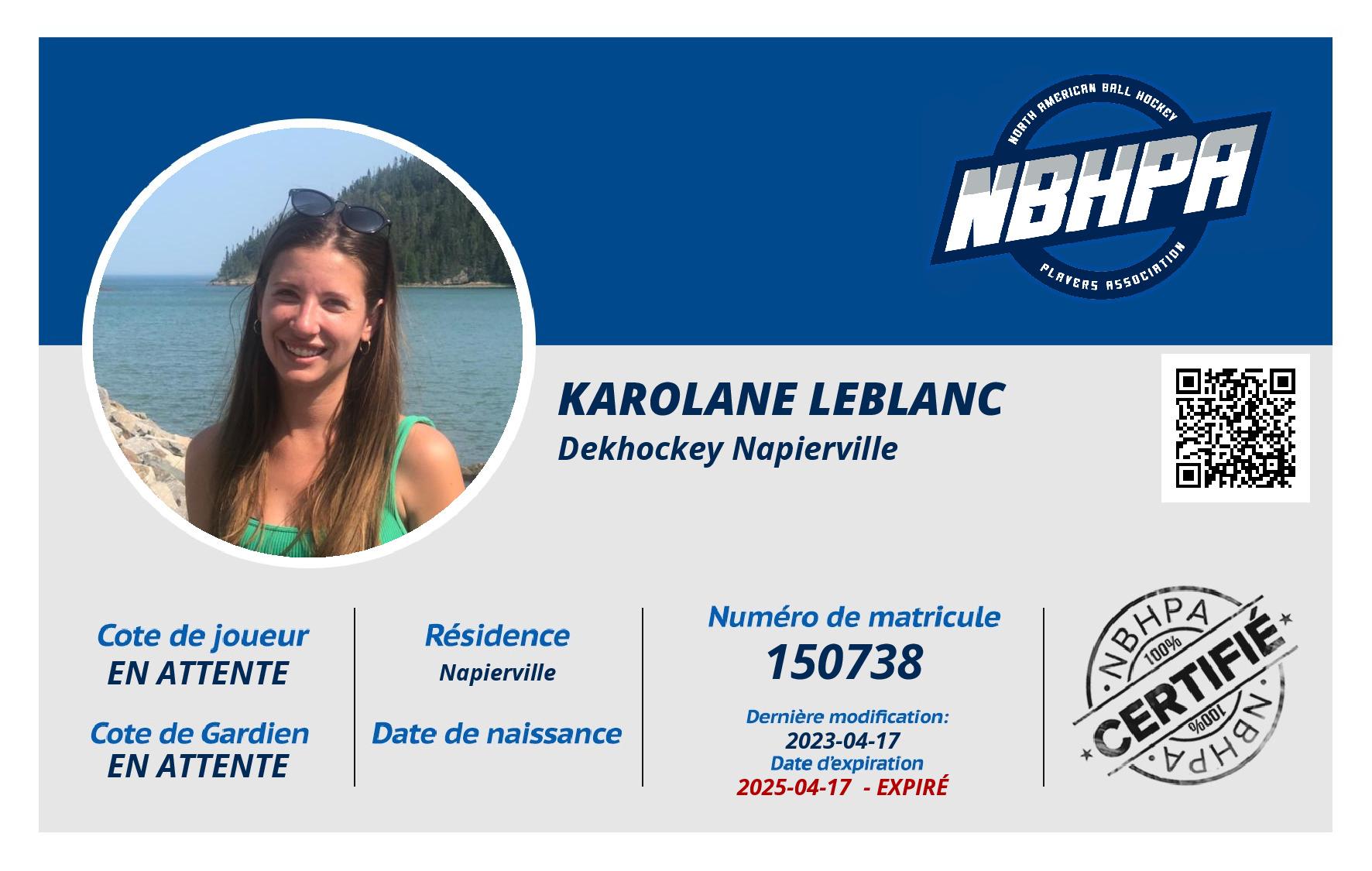 Karolane Leblanc