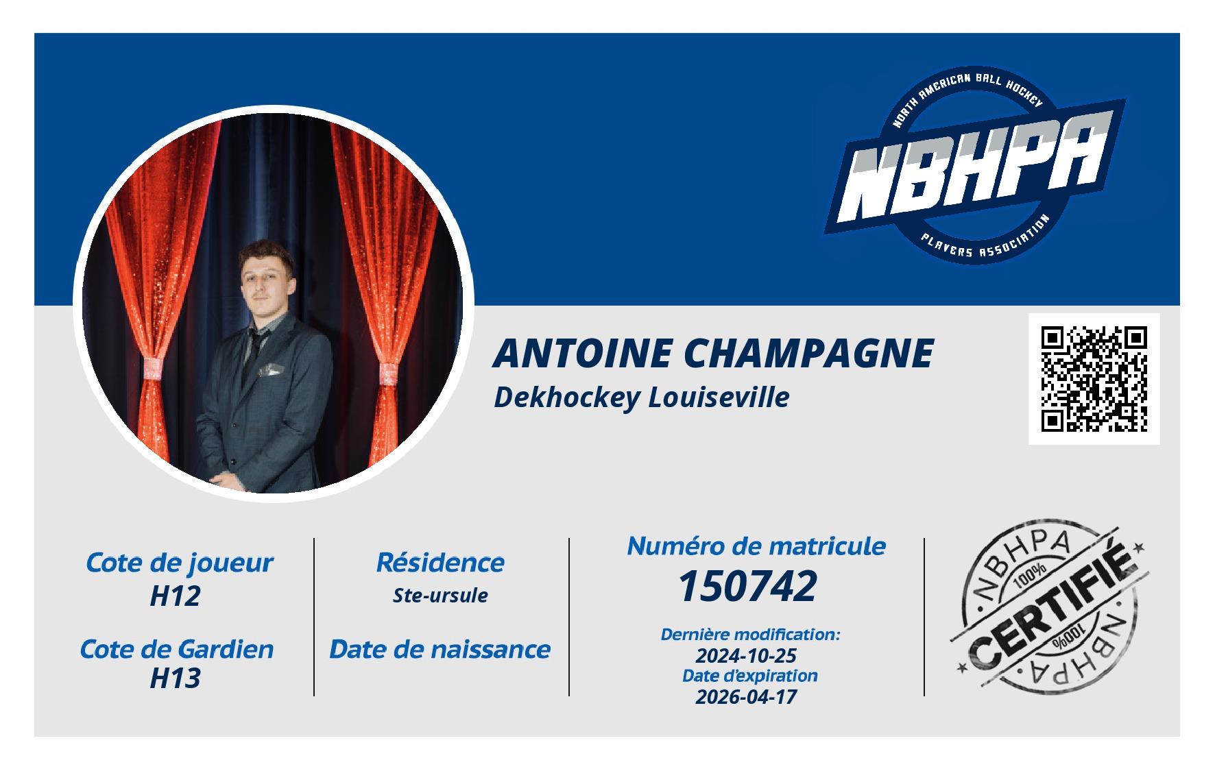 Antoine Champagne 