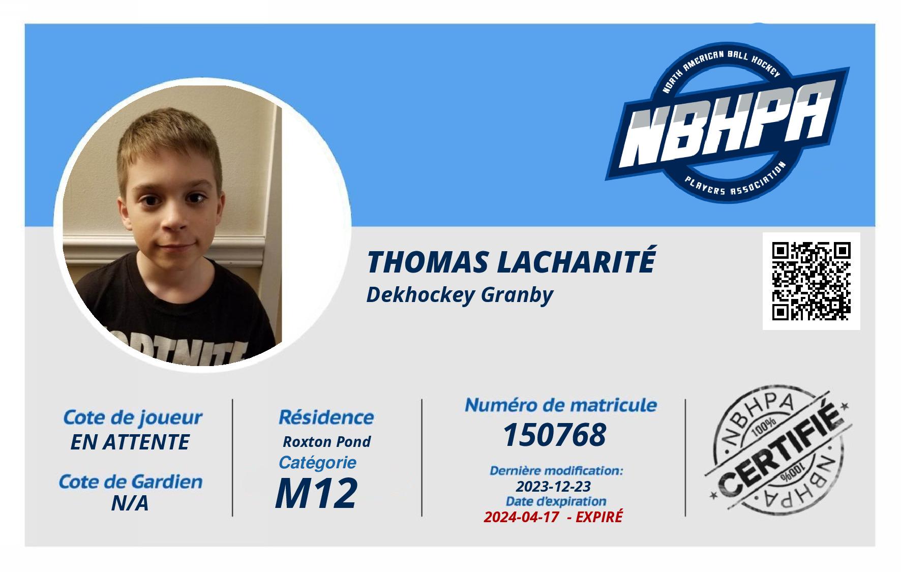Thomas Lacharité