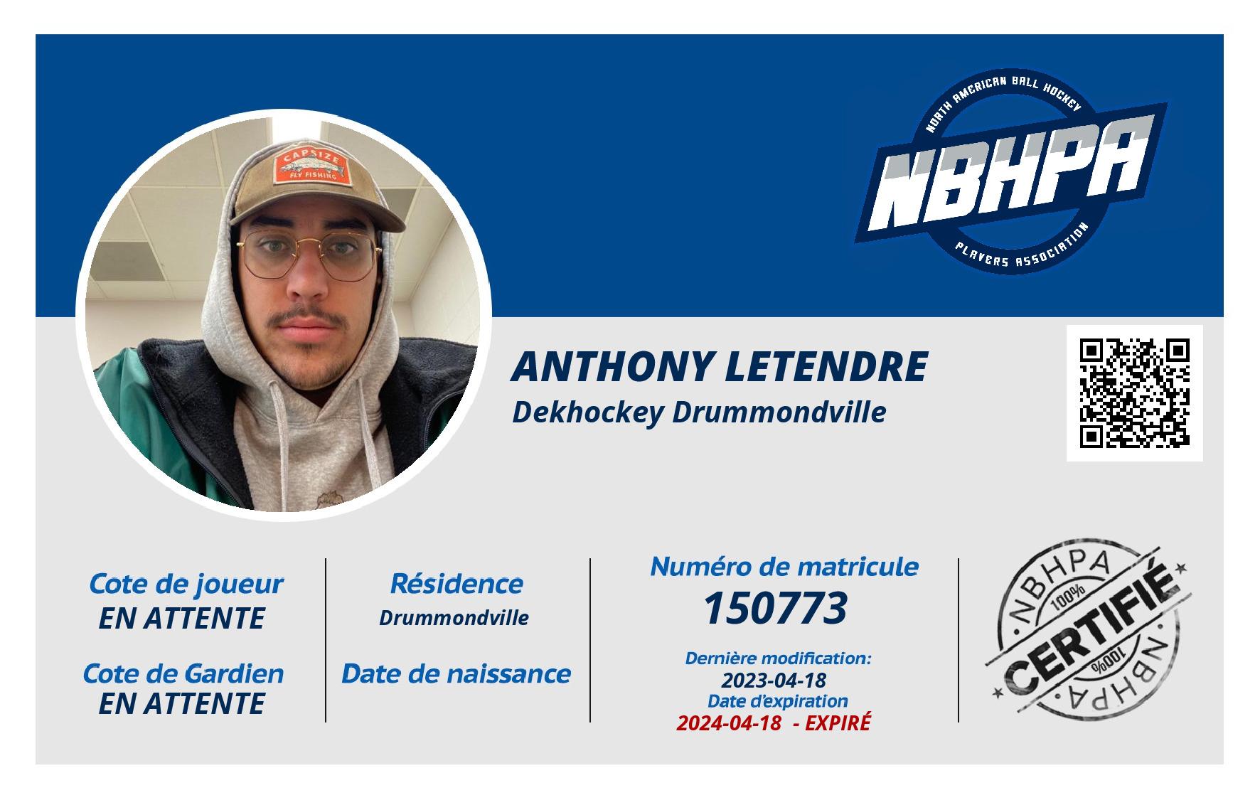Anthony Letendre