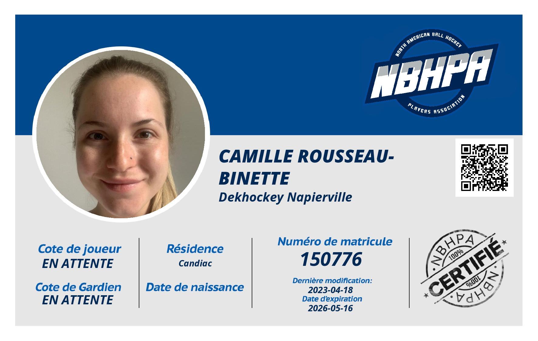 Camille Rousseau-Binette
