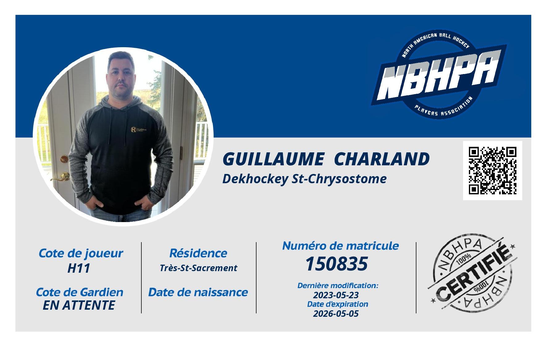 Guillaume  Charland
