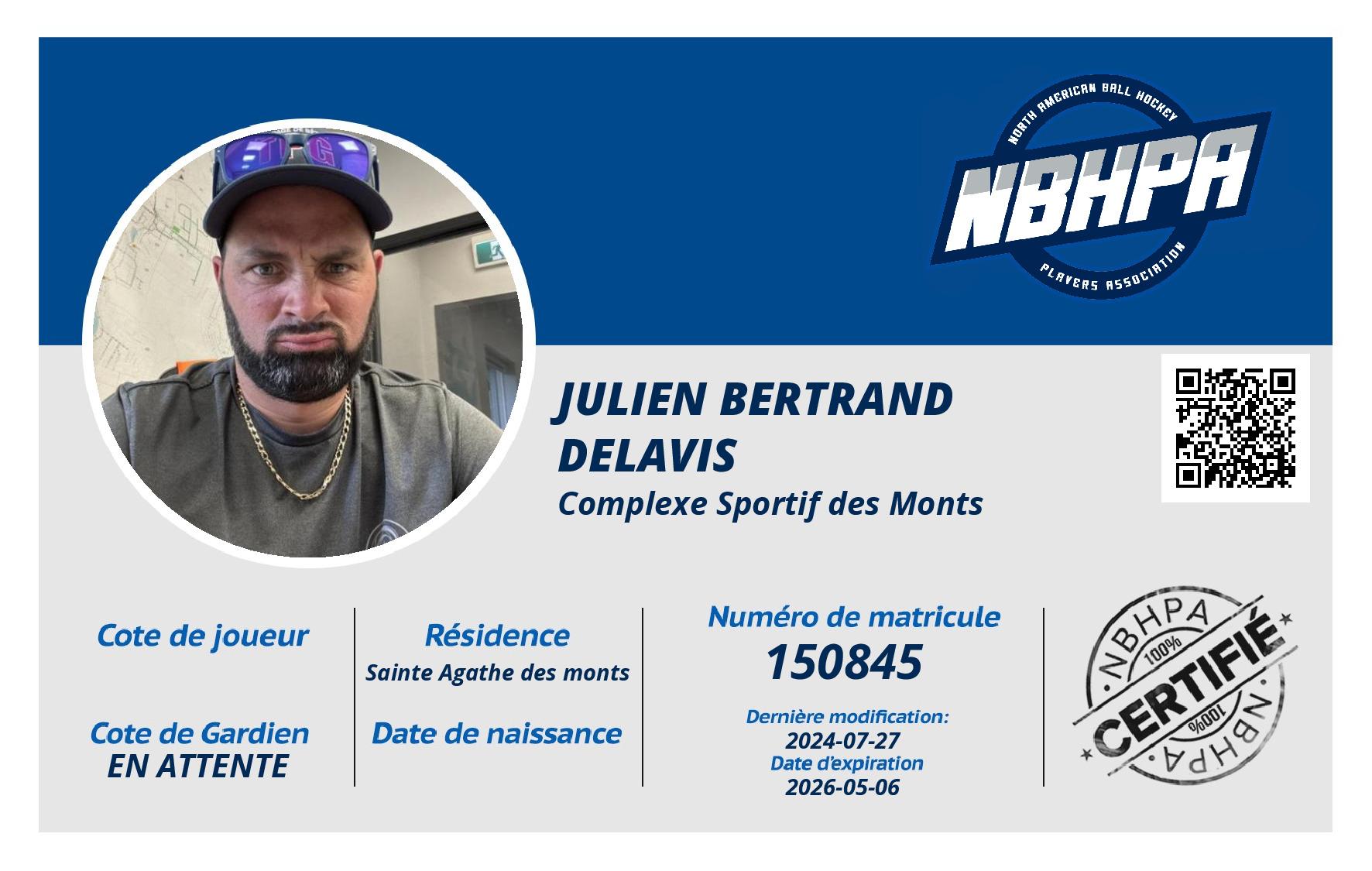 Julien Bertrand Delavis